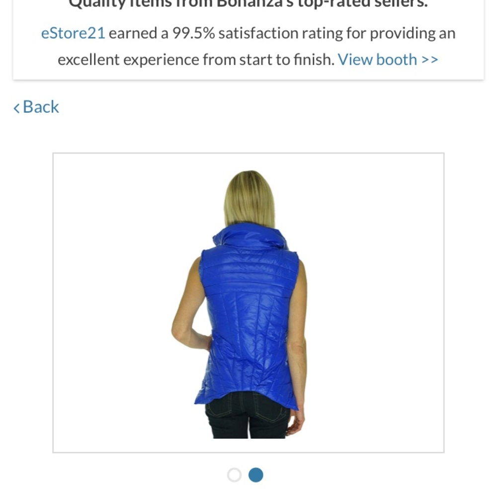 Betsey Johnson puffer vest